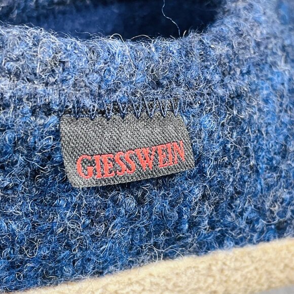Giesswein Virgin Wool Vent Bluescuff Slippers EU 41 Womens 10 Mens 8 - Picture 13 of 16